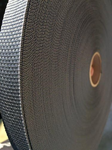 2 Inch Polypropylene Webbing: 20 Yards Heavy Weight - Various Colors - 2" Strap - SoCal Webbing (Charcoal)