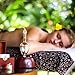 Elegance Nebulizing Essential Oil Diffuser for Aromatherapy by Organic Aromas Dark-Colored Wood Base and Glass Top
