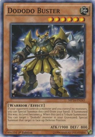 Yu-Gi-Oh! - Dododo Buster (MP14-EN245) - Mega Pack 2014 - 1st Edition - Common