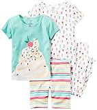 Carter's 4 Piece PJ Set - Ice Cream - 18 Months