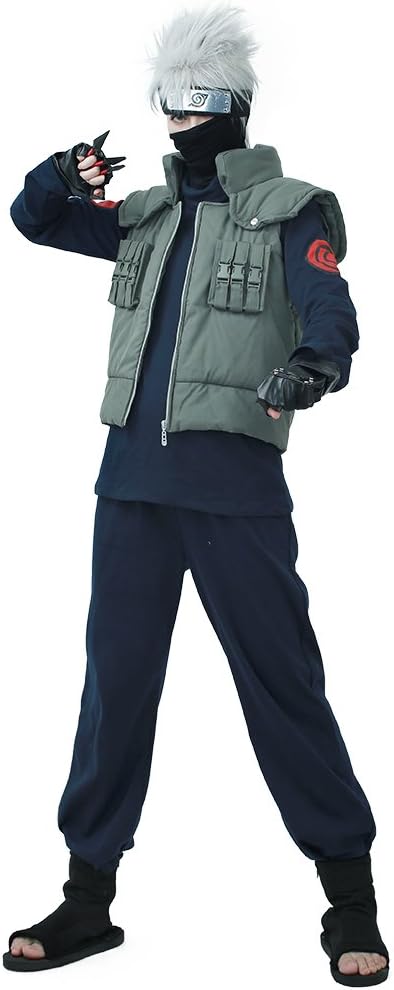 miccostumes Men's Full Set for Kakashi Hatake Cosplay Costume