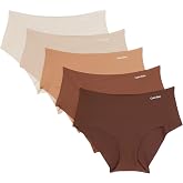 Calvin Klein womens Invisibles Seamless Hipster Panties, Multipack