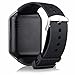 GZDL Bluetooth Smart Watch DZ09 Smartwatch Watch Phone Support SIM TF Card with Camera for Android IOS iPhone Samsung LG Phones Black