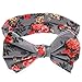 Baby Elastic Hair Hoops Headbands,Girl's Multicolor Hairbands Bunny Ears 8 Pack