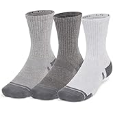 Under Armour Men's Performance Cotton Mid Socks (3 Pairs)