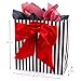 Hallmark Signature Large Valentine's Day Gift Bag with Tissue Paper (Red Bow)