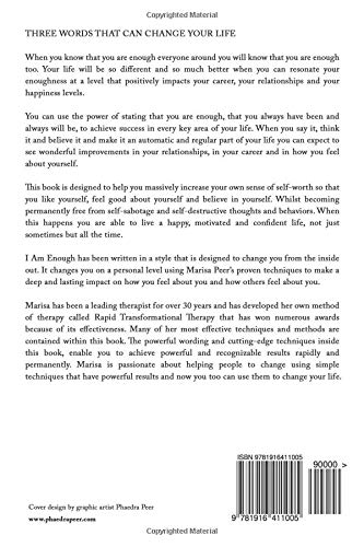 [- I Am Enough: Mark Your Mirror And Change Your Life -]