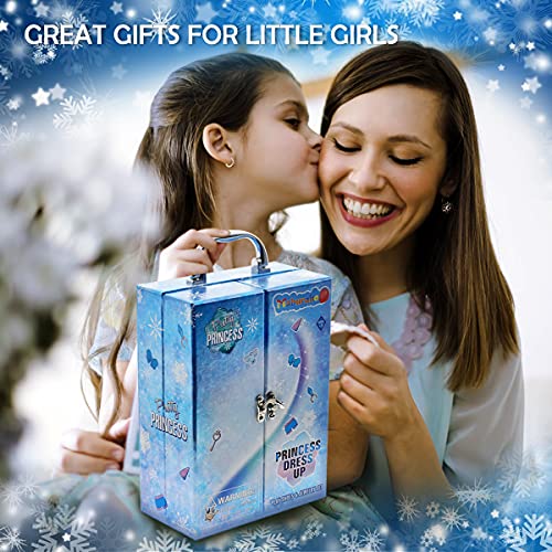 Princess Toys Gifts for 3 4 5 6 7 8 Year Old Girls,Toddler Little Girl Toys ages 3+ Year Old Birthday Easter Halloween Christmas Gifts Princess Dress Up Shoes Exquisite Box Indoor Outdoor Party Games
