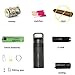 OneTigris Portable Survival Waterproof Pill Container EDC Seal Capsule Bottle (F)