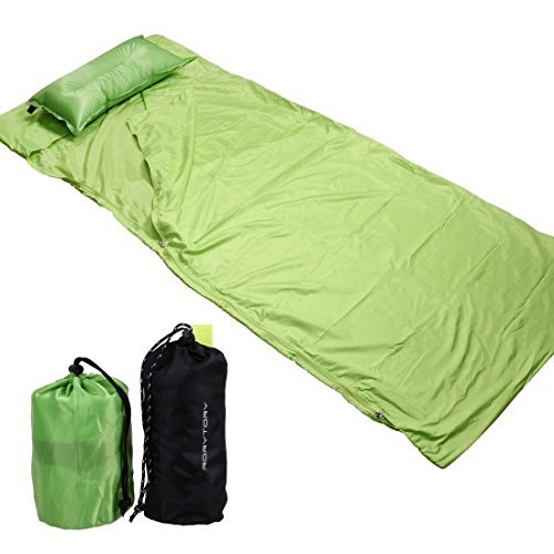 RoryTory Portable Inflatable Camping Pillow Sleeping Bag ...