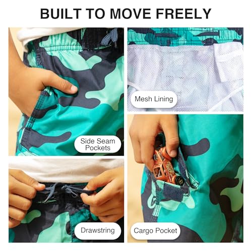 Kanu Surf Boys' Barracuda Quick Dry UPF 50+ Beach Lesotho