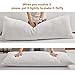 COSYBAY Ultra Luxury Body Pillow -The Memory Fiber Fill - Breathable Cooling Hypoallergenic - Invisible Zipper-20×54 Inch