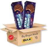 Big Bargain World Gift Box Pack Starcrunch Snack Cake Cookie Box Pack Treat Snack Chocolate Cookie Snacks, 2 Pack Box Ideal for any occasion Bonus Bookmark..