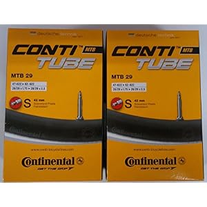 Set of 2 x Continental B480 Bicycle Inner Tubes/MTB 29 Inches / 29 x 1.75-2.5 47-62/622 SV