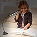 KEDSUM 10W LED Clip on Light, Reading Light with 5 Lighting Modes and 5 Level Dimmer, Flexible Gooseneck Desk Lamp, Touch Control Panel, Clip on Lamp for Bed Headboard, Computer