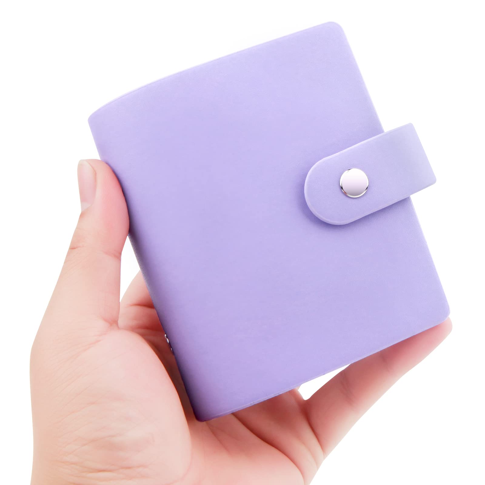 Photo 1 of 52 Pockets Small Photo Album 2x3 for Fujifilm Instax Mini Series Instant Film, Polaroid Snap, Z2300, SocialMatic Instant Cameras & Zip Printer (Violet, 1Pack)