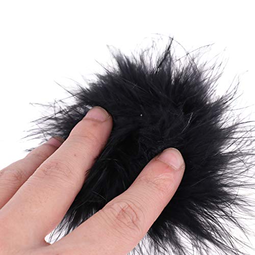 image for IEFIEL 1 Pair Feather Tassel Adhesive Bra Breast Nipple Covers Sticker
