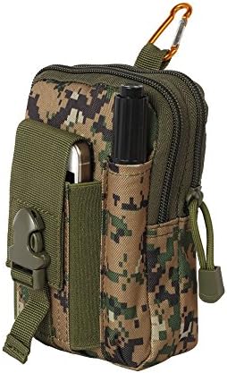 Tactical pockets\ Universal Multipurpose Smartphone Holster EDC Security Pack，Carry Case Pouch Belt Waist Bag， Gadget Money Pocket for iPhone 6s Samsung Galaxy S7 Note5 LG G5 iPhone 7 (Jungle camo)