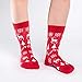 Good Luck Sock Women's Christmas Holiday Socks, Adult, Shoe Size 5-9