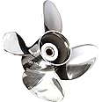 SOLAS 1553-140-21 HR Titan 4 Stainless Steel 4-Blade Propeller - RH, 14" Diameter x 21" Pitch