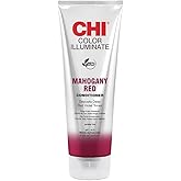 CHI Color Illuminate Conditioner, Helps Maintain Fresh Color In Natural & Color-treated Hair, Sulfate, Paraben, & Cruelty-Free, Mahogany Red, 8.5 Oz