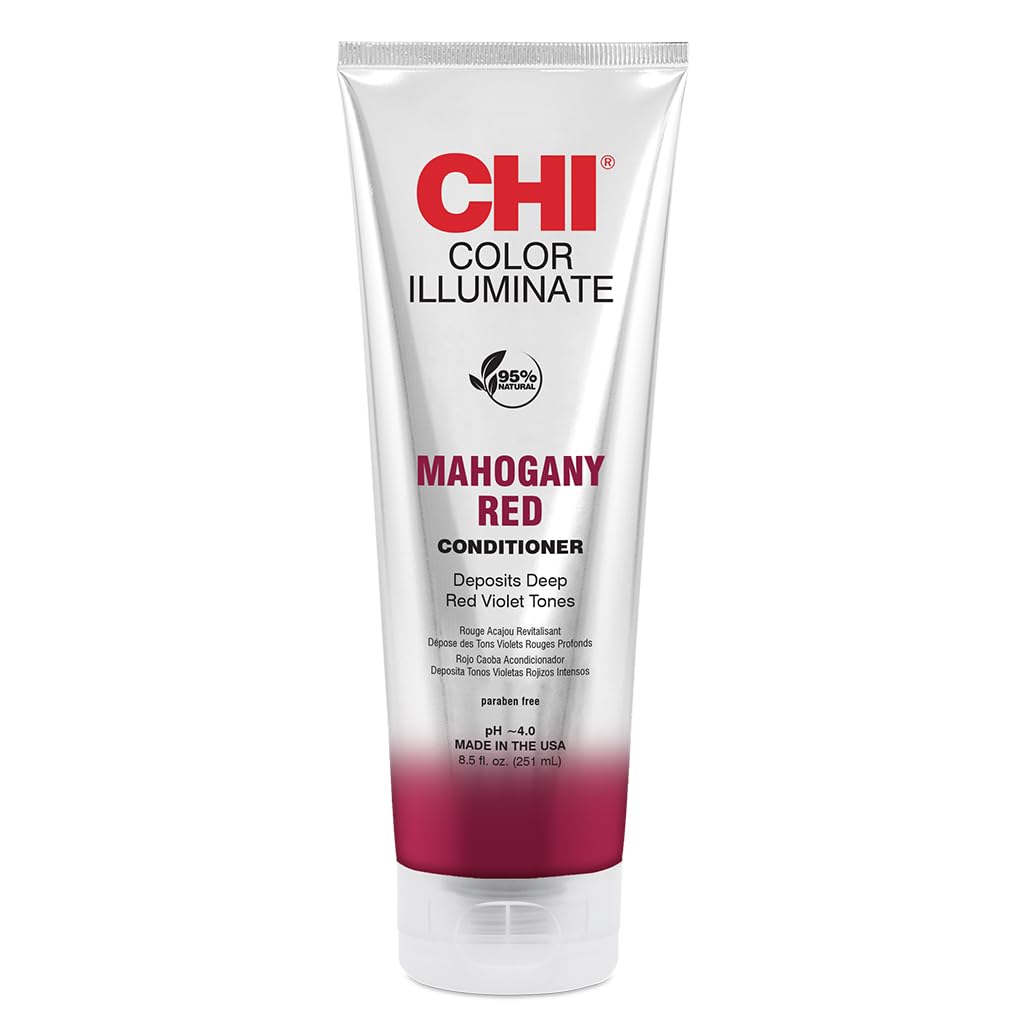 Photo 1 of CHI Color Illuminate Conditioner, Helps Maintain Fresh Color In Natural & Color-treated Hair, Sulfate, Paraben, & Cruelty-Free, Mahogany Red, 8.5 Oz