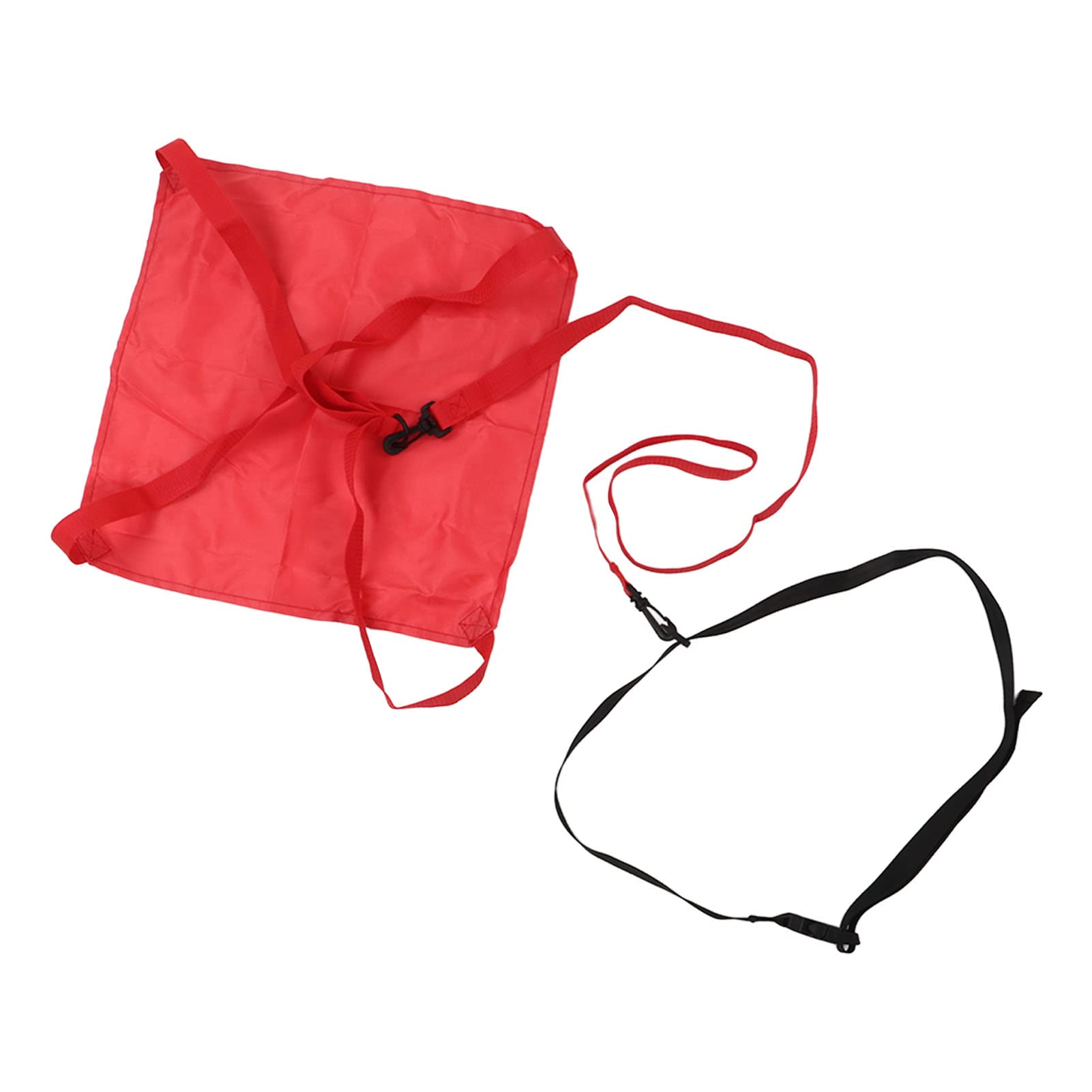 360° Rotation Swimming Strength Training Belt Swim Resistance with Parachute Harness Mesh Pocket Parachute, Exerciser Drag and Elastic Tether Belts for Speed Training