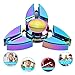 EB-LINK Colorful Spinners Tri Fidget Spinner Toy Metal Material EDC Hand Finger Spinner Toy for High Speed Relieving Stress ADHD, OCD, Anxiety (Rainbow)