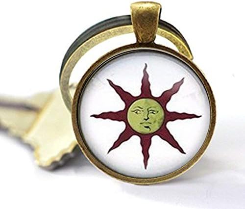 gaoxiangDark Souls Solaire of Astora Sun Keychain, Dark Souls of Astora Sun Keychain