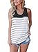 Chvity Women's Crochet Pocket Sleeveless Blouses Loose fit Tank Tops (XL, Black)