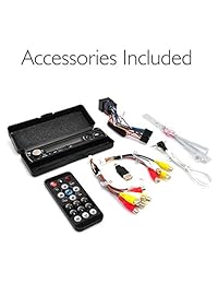 Pyle plts78dub 7 Inch In Dash desmontable motorizado visualización táctil TFT LCD Monitor con DVD CD MP3 MP4 USB SD AM FM receptor Bluetooth