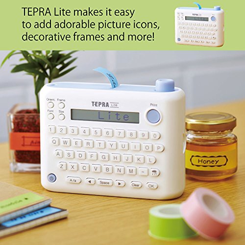 King Jim Washi Tape Label Printer, TEPRA Lite, LR5E; English Edition