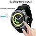 AKWOX [4 Pack] Compatible with for Samsung Gear Sport Screen Protector, [0.33mm 2.5D] Tempered Glass Screen Protector for Gear Sport