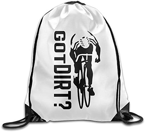 Yaurens Got Dirt Bike Motocross Racing Withe Drawstring Backpack Rucksack Gym Bag Travel Sports Bag