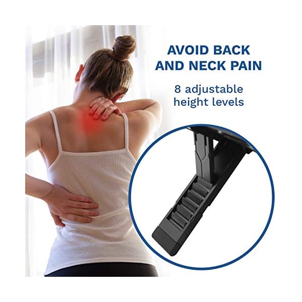 KLIM-Cyclone-Laptop-Cooling-Stand-Maximal-Cooling-XL-Laptop-Stand-With-5-Cooling-Fans-Compatible-Gaming-Laptop-Cooling-Pad-Blue-New-2021-Version KLIM Cyclone Laptop Cooling Pad - NEW 2023-5 Fans Cooler - No More Overheating - Increases PC Performance and Life…