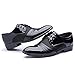 Rainlin Men's Breathable Leather Lined Perforated Dress Oxfords Shoes