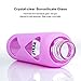 MIU COLOR Glass Water Bottle 550ml with Anti-Slip Silicone Sleeve, Leak Proof Borosilicate BPA-Free Eco-Friendly Hot Cold Drink Flask, Ideal for School Home Office Travel Sports Yoga Gym