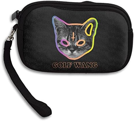 Kgu Odd Future OF Cat Logo Zipper Mini Wallet