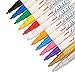 uni Paint Oil Based Paint Markers, Fine Point, Assorted Colors, 12 Count