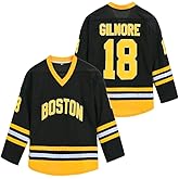 Youth Boston Happy Gilmore 18 Adam Sandler 1996 Movie Hockey Jersey Black Stitched