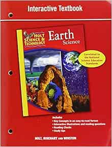  Interactive Textbook Earth Science Holt Science Technology 9780030790836 Hrw Books