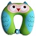 NIDO NEST Travelfriendz Travel Pillows for Kids - Cute U-Shaped Animal Neck Pillow for Car, Planes, Boys, Girls, Children Gifts - Owl