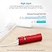 Poweradd Slim 2 Portable Charger 5000mAh External Battery for iPhone, iPad, Samsung, HTC and More - Red