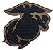 SUBDUED US MARINE CORPS EAGLE GLOBE & ANCHOR PVC PATCH