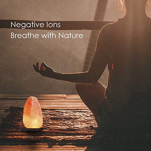 SMAGREHO Himalayan Salt Light Natural Hand Carved Crystal Rock Stone Lamp with UL Dimmer Switch (7-8inch,5-8lbs)