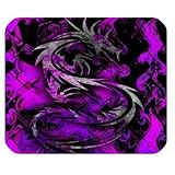 Cool Purple Dragon Pattern Mousepad Computer Game Mice Gaming Mousepad
