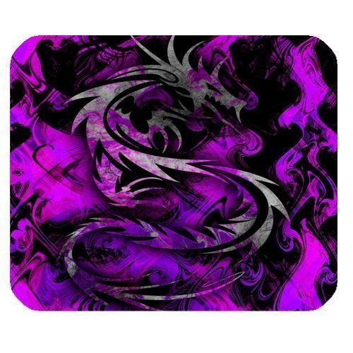 Cool Purple Dragon Pattern Mousepad Computer Game Mice Gaming Mousepad