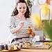 Handmade Wooden Honey Dipper Sticks – 6,5 Inch Wooden Syrup Dippers – Honeycomb Sticks Perfect for Drizzling Honey, Maple Syrup, Chocolate, Caramel, Honey Spoons