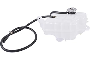 GLOSSY AUTO PARTS Engine Radiator Coolant Overflow Reservoir Tank Replacement for 2002-2007 Jeep Liberty KJ 3.7L V6 52079848AA 52079788AD