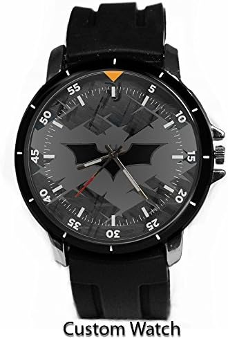Justice League Batman the Dark Knight Rises Custom Watch Rubber Band Wrist Watch